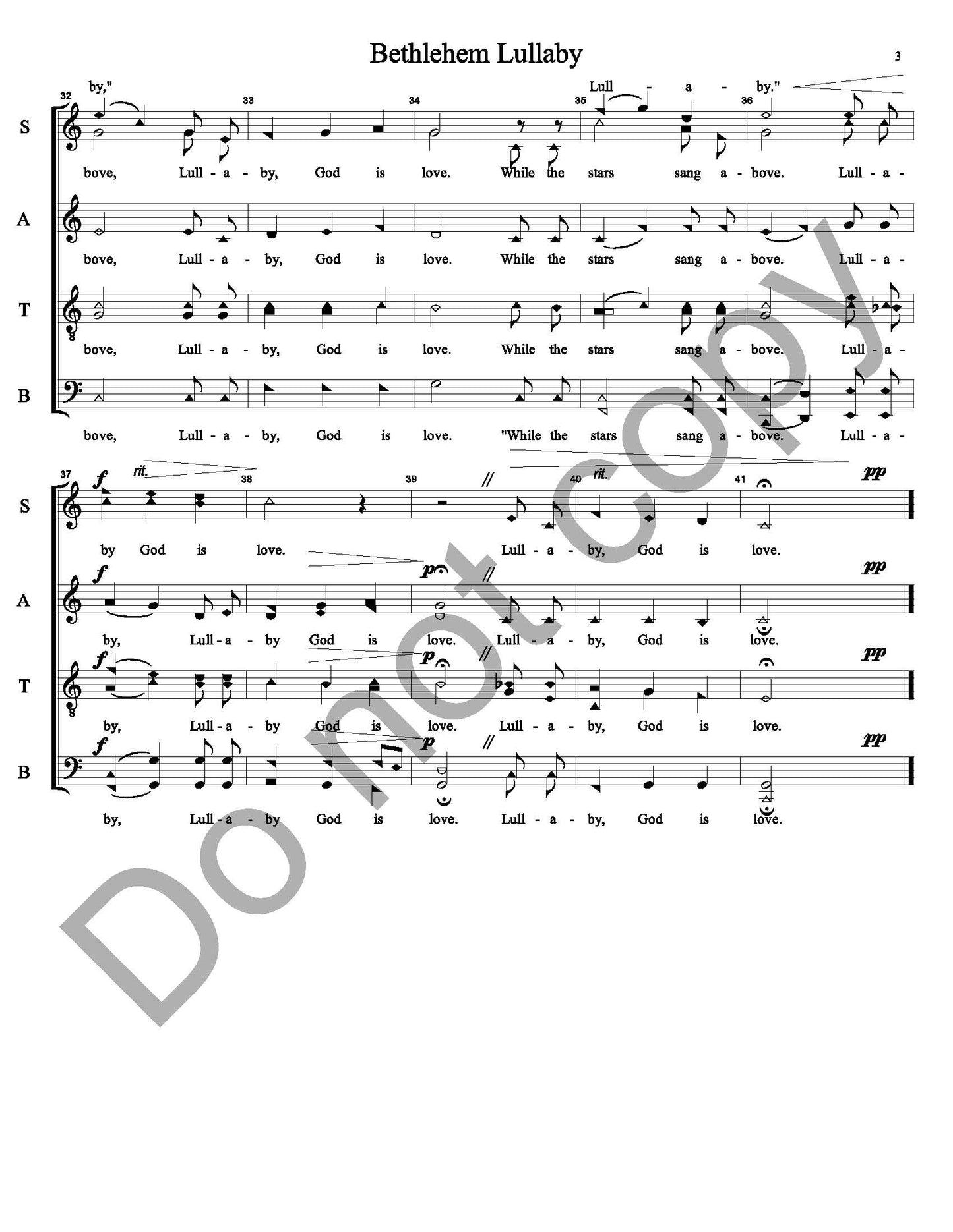 Bethlehem Lullaby