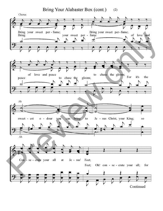 Bring Your Alabaster Box