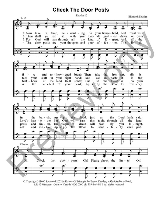 Check The Door Posts