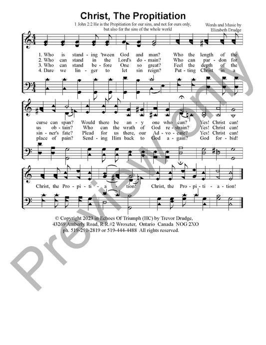 Christ, The Propitiation