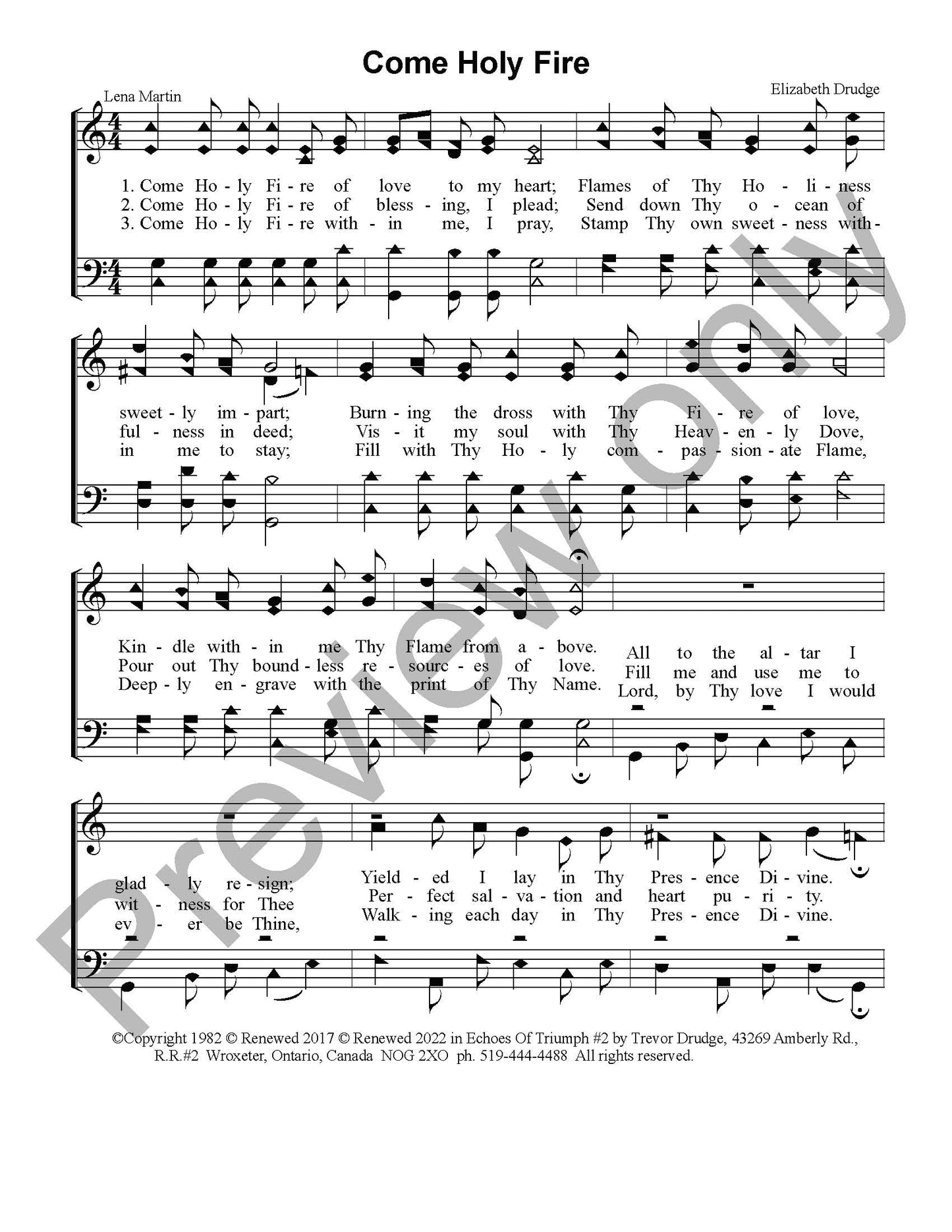 Come Holy Fire