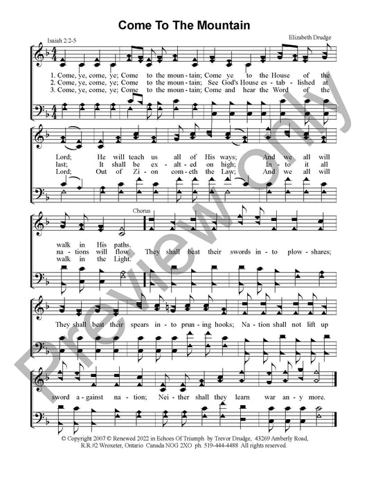 Come To The Mountain