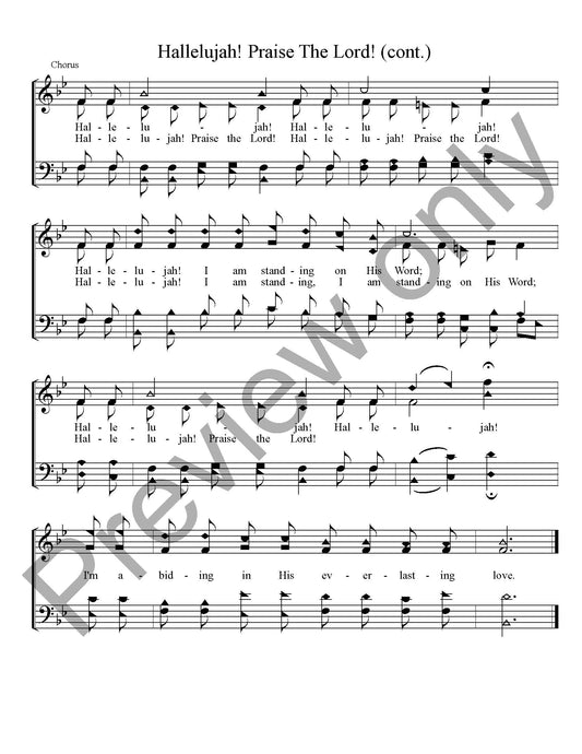 Hallelujah! Praise the Lord!