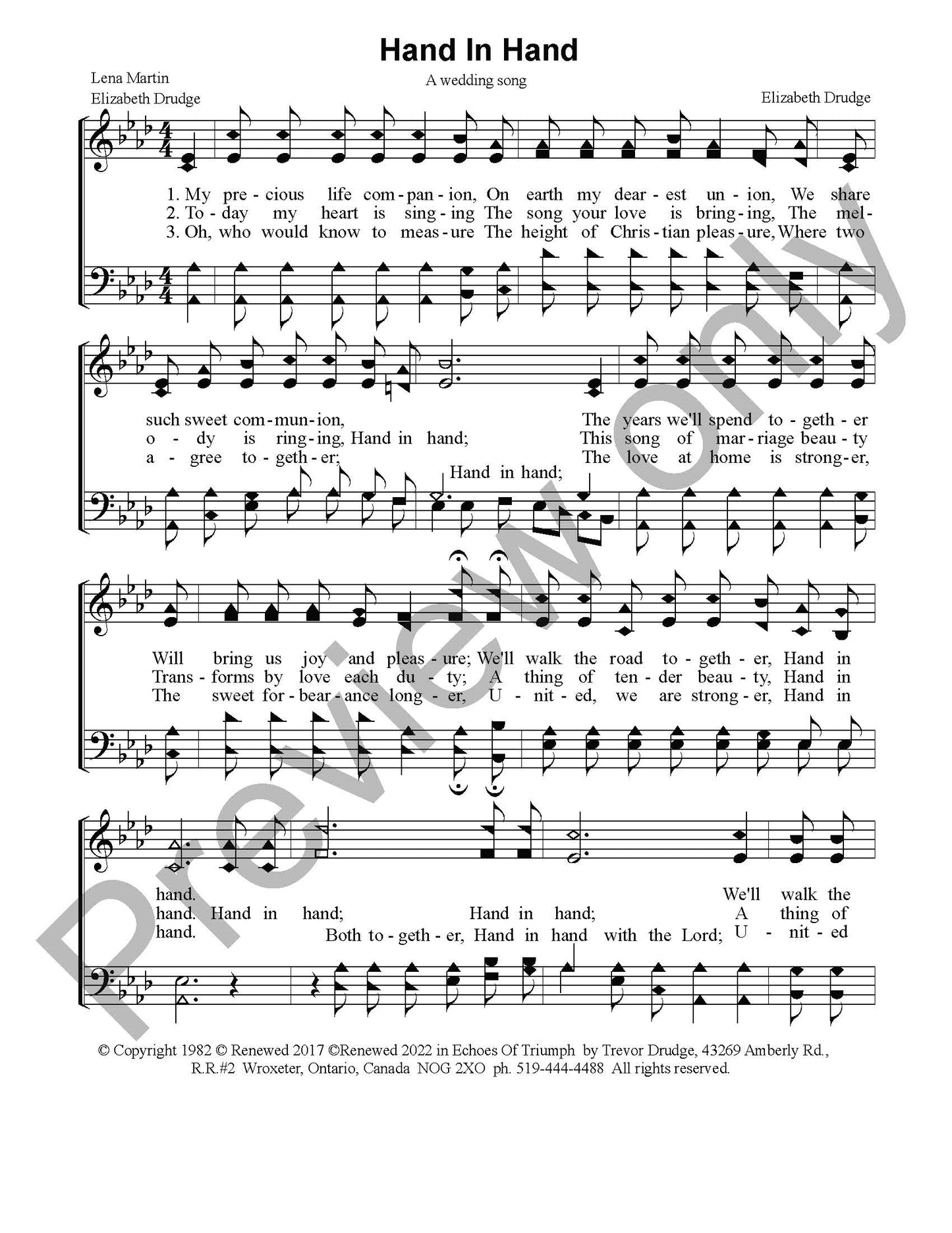 Hand in Hand (Wedding Song)