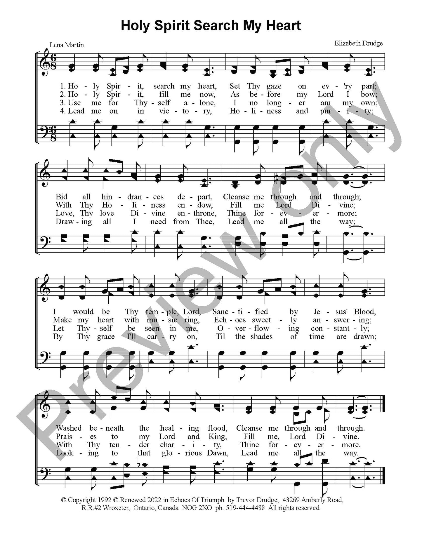 Holy Spirit Search My Heart