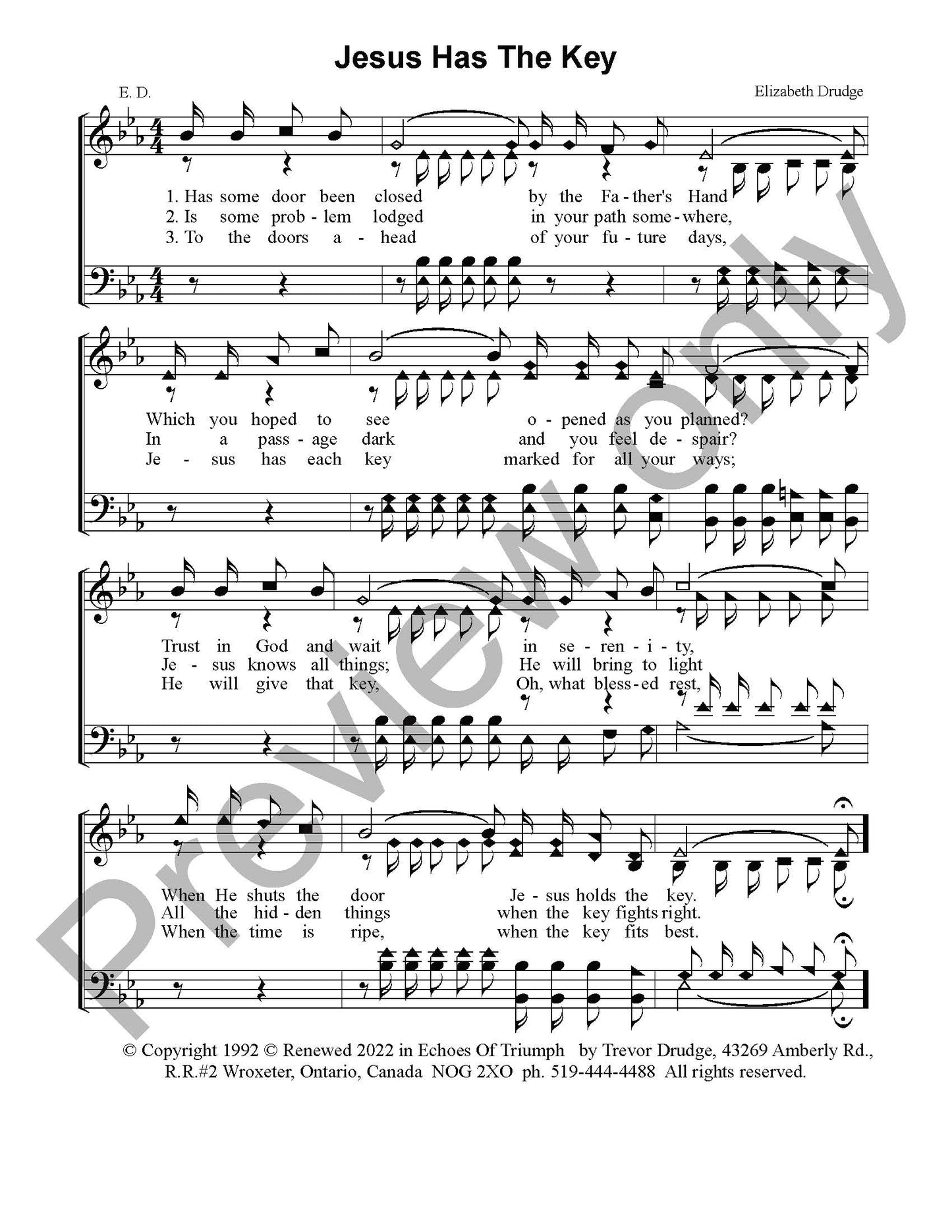Jesus Has The Key