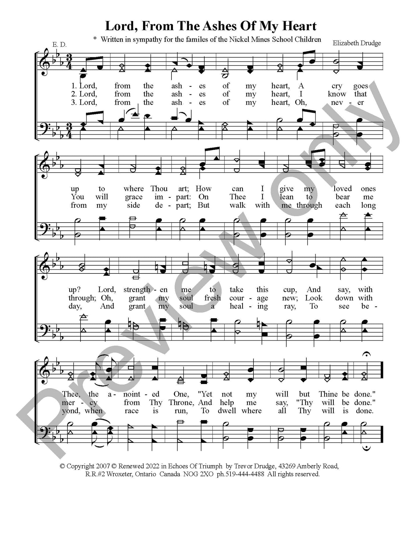 Lord, From The Ashes Of My Heart