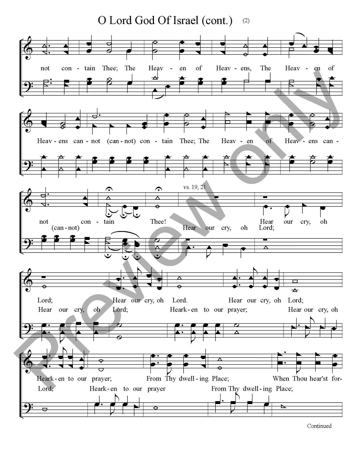 O Lord God Of Israel