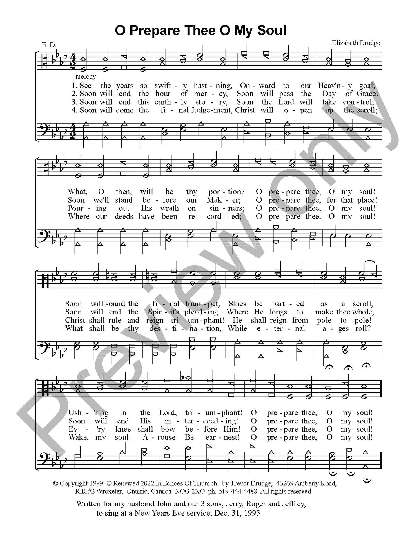 O Prepare Thee O My Soul