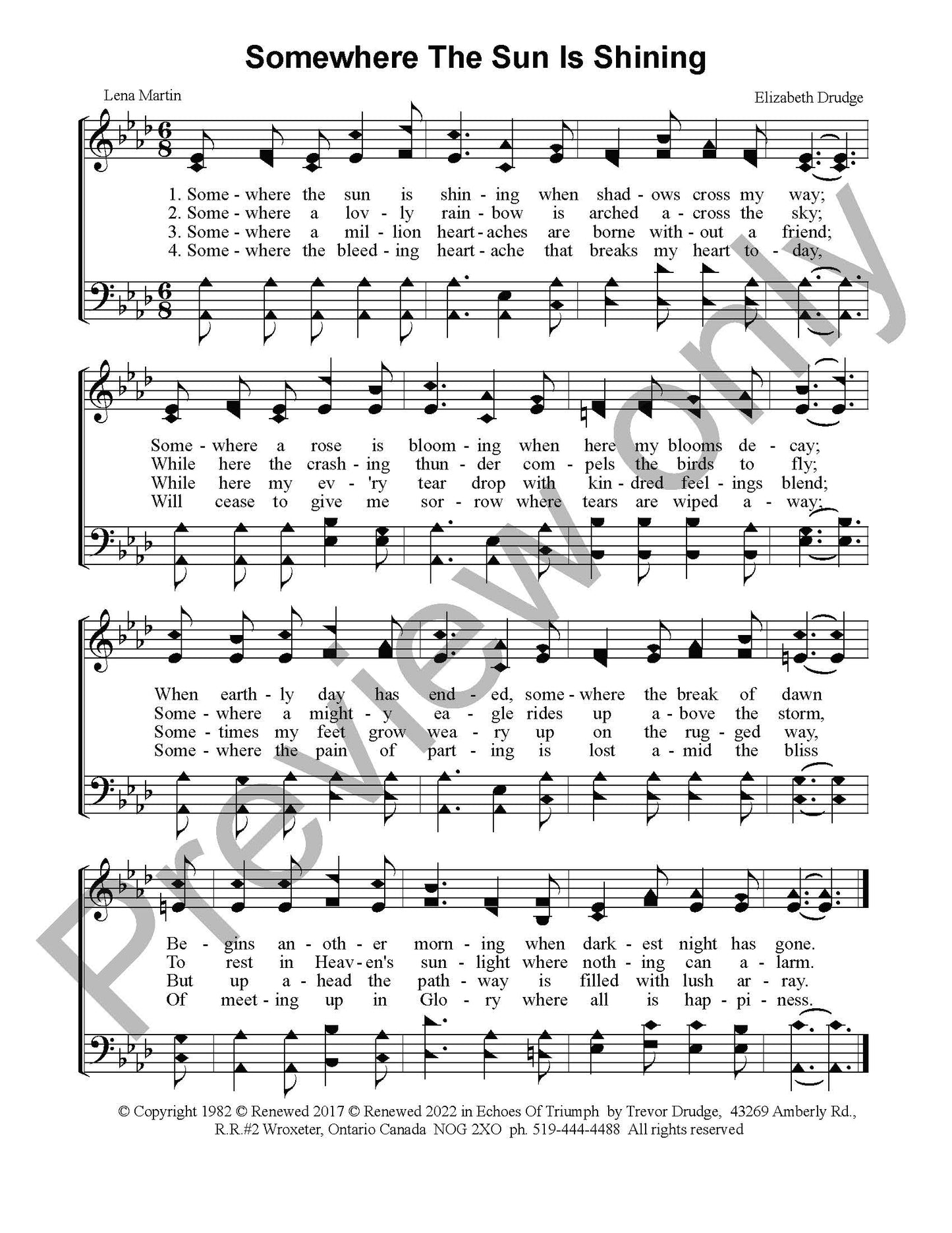 Somewhere The Sun Is Shining