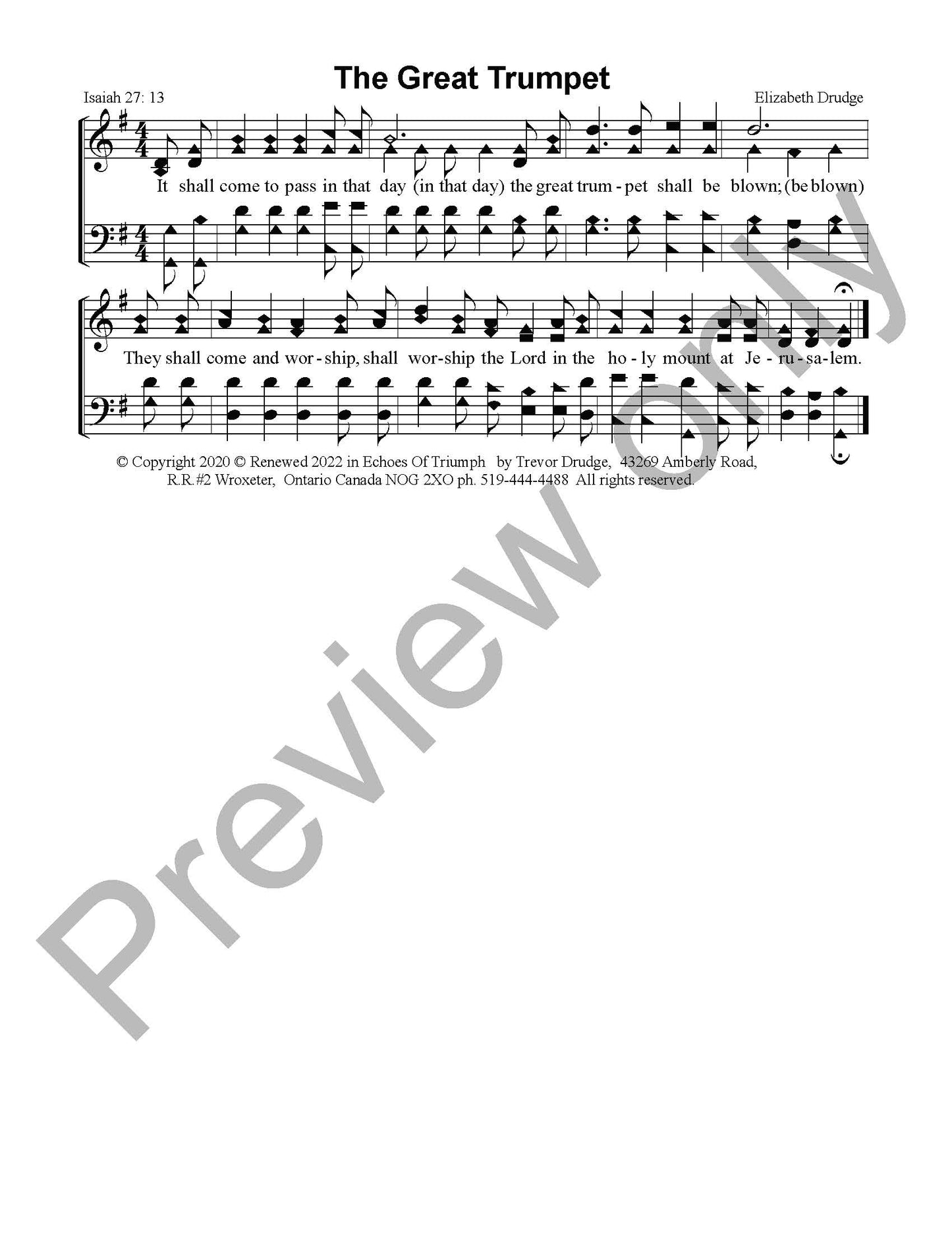 The Great Trumpet