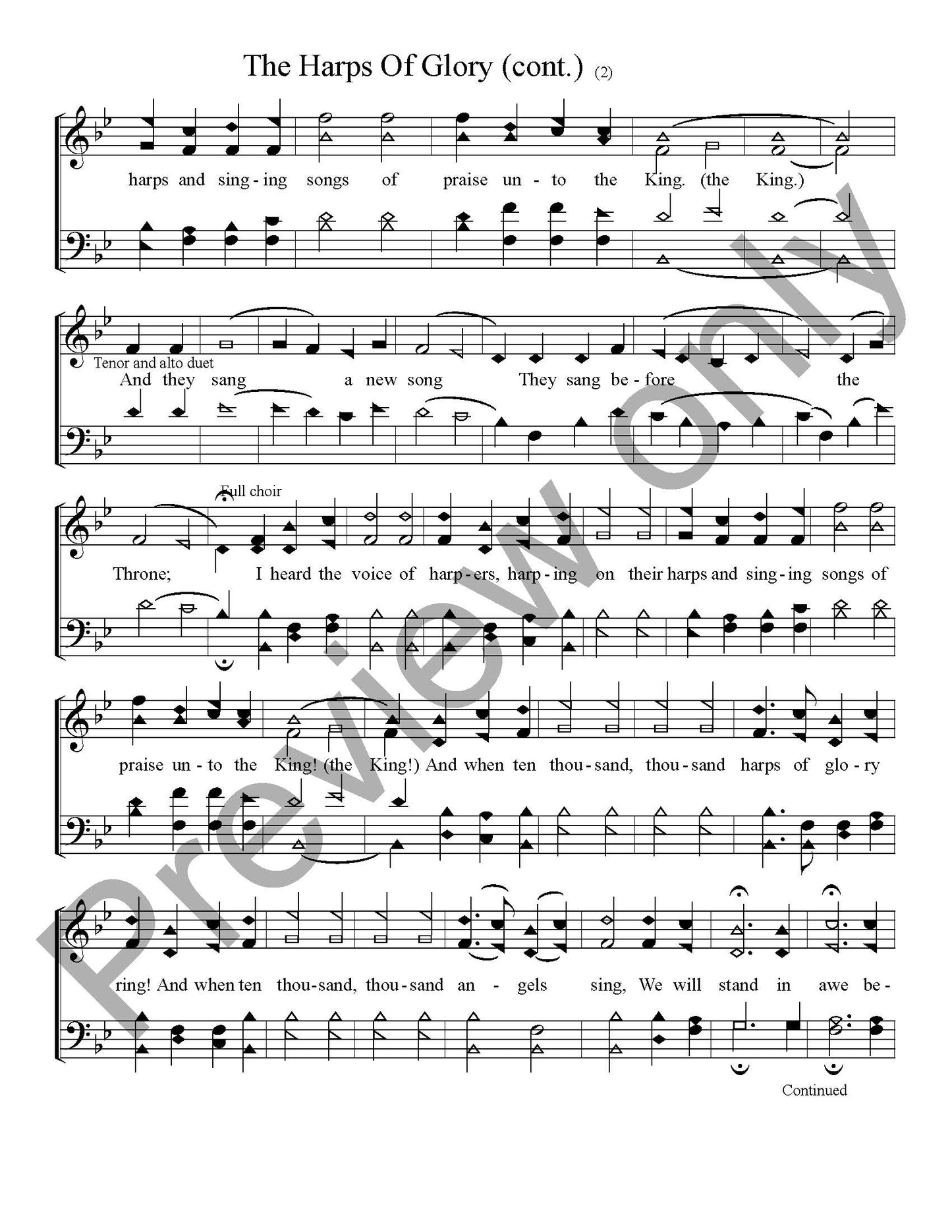 The Harps Of Glory