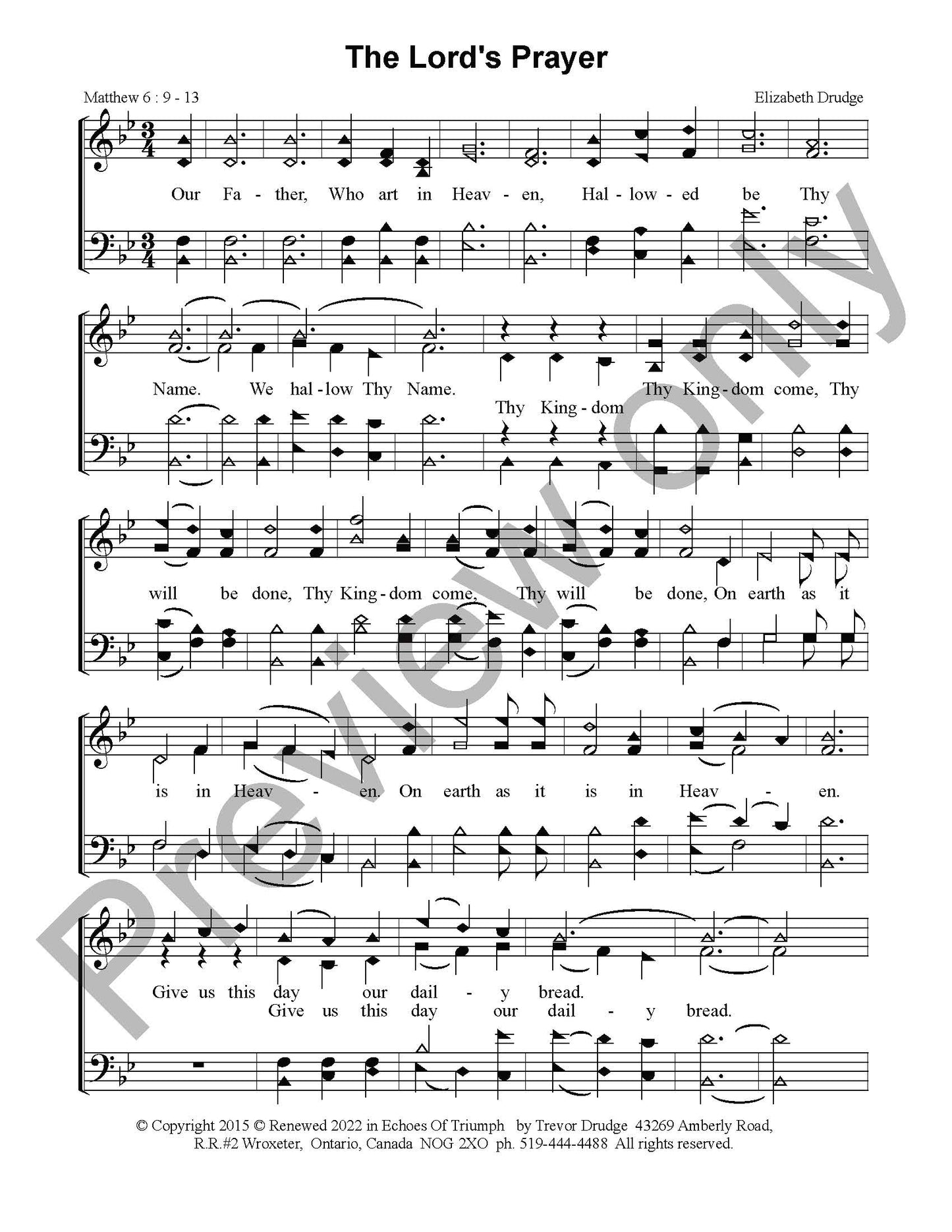 The Lord's Prayer