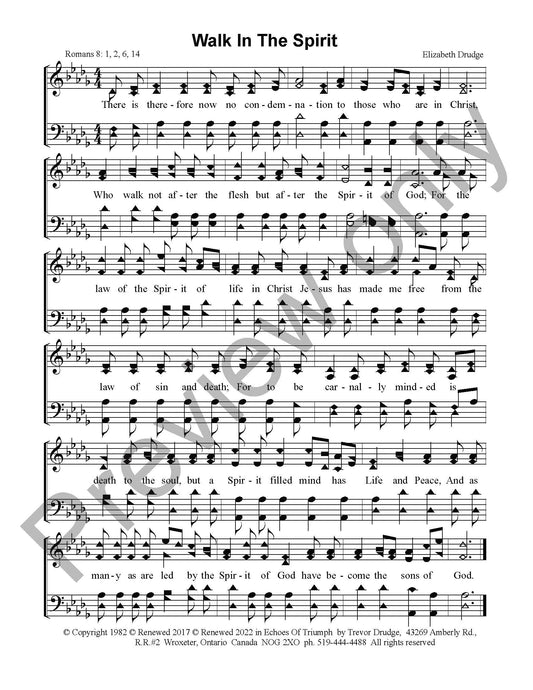 Walk In The Spirit
