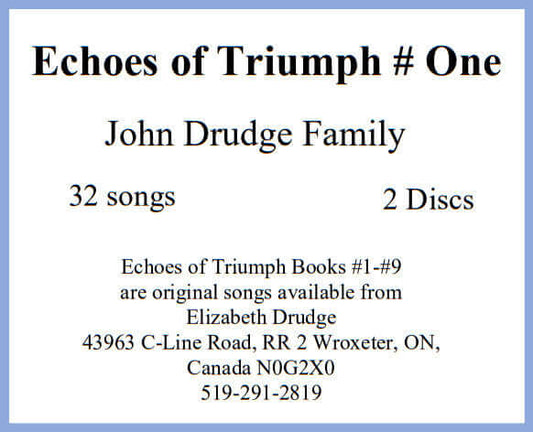Echoes of Triumph One CD