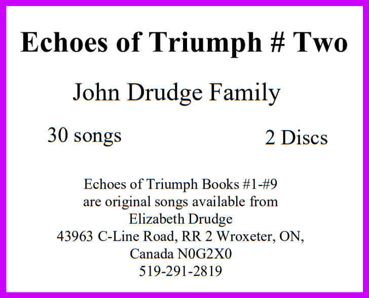 Echoes of Triumph Two CD