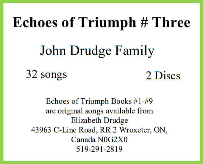 Echoes of Triumph Three CD