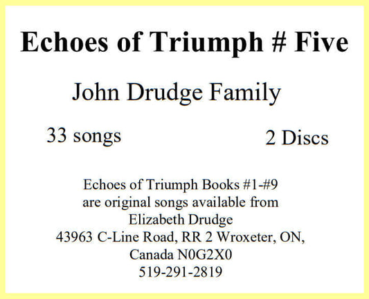 Echoes of Triumph Five CD