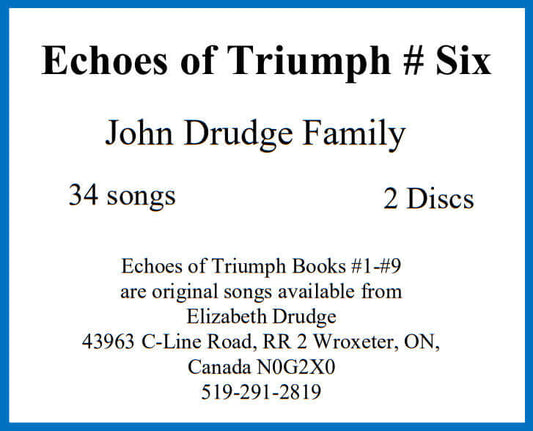Echoes of Triumph Six CD