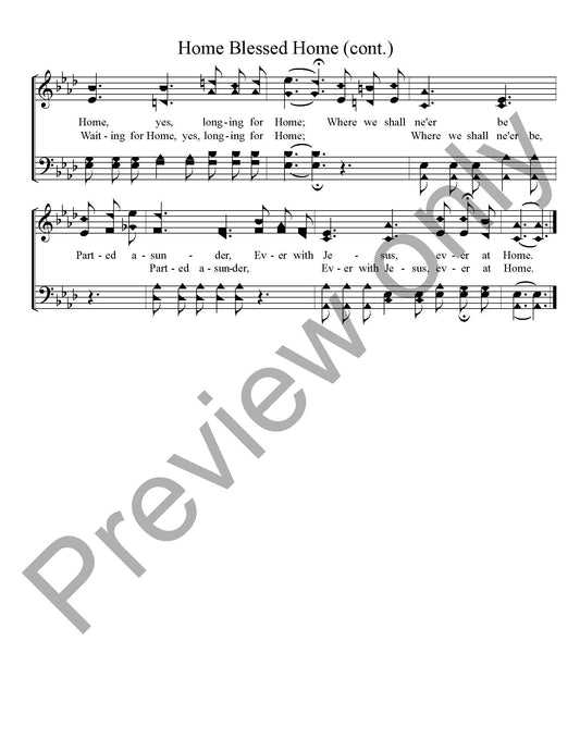 Home Blessed Home (SATB)