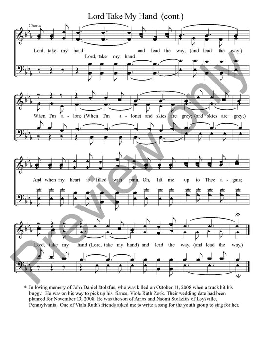 Lord, Take My Hand