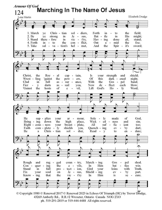 Marching In The Name Of Jesus