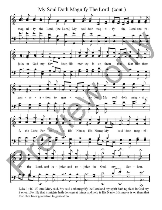 My Soul Doth Magnify The Lord
