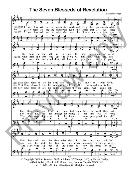 The Seven Blesseds Of Revelation